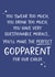 Funny Godparent Card - Will You Be My Godparent - Humour created by Tiger Feet Creations