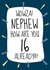 Cool 16th Birthday Card - For Brilliant Nephews! created by Amy Munro