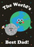 Cute Father's Day Card - World's Best Dad created by Studio Boketto