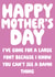 Happy Mother's Day - Funny Cheeky Card to Mum - Can't See Glasses created by SideHustleVibes