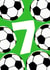 Football Birthday Card - 7th created by tea please