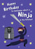 Funny Birthday Card - Kitchen Ninja - Air Fryer created by @Laura Lonsdale Designs