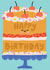 Cute Birthday Card - For a Fun Cake Loving Friend or Loved One created by by Rosie Banton