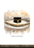 Umrah Mubarak Watercolour Style card to celebrate the completion of Umrah. created by DigiPrintPalette