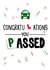 Passed driving test congratulations learner plate created by prints by beth