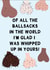 Funny Fathers Day Card - Of All The Ballsacks In The World created by Gem Draws Stuff