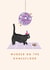 Murder On The Dancefloor - Funny Cat Birthday Card created by Studio Mads