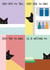Funny black cat card for any occasion - I'll be watching you created by Occasionally funny