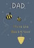 Dad - You're the bees knees! Father's Day, Birthday or Just because! created by Scribble + Print Co