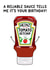 Funny Birthday Card - Tomato Ketchup Pun created by Of Life & Lemons Ltd.