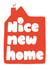 Cute contemporary nice new home card for the new homeowner created by Paula Hirst