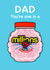 Funny Father's Day Card - One In A Million created by Of Life & Lemons Ltd.