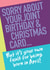 Funny Birthday Card - Cheap - April Birthday and Christmas Combination Card created by Wordplay Design