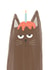 Brown Cake Cat Card created by Grumpy Cats