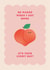 Naughty Anniversary Card - Peach - Be Naked When I Get Home! created by Pig + Plums