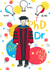 Cute Congratulations Card - for PhD Graduation - Blood, Sweat & Tears created by Print Me Some Color