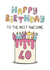 Cute Happy Birthday Card - 40th - For Auntie created by Schnauzer Scribbles
