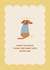 Pet Dog Loss Sympathy Card - Best Life With You created by Pig + Plums