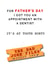 Allegedly Funny Father’s Day card - Dad Jokes - Appointment with a Dentist created by Tilly From The Tuck Shop