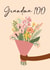 Pretty Birthday Card - 100th - for Grandma created by Quinton cards