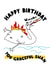 Funny Birthday Card - Graceful Swan created by @punbelievable