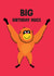 Cute Birthday Card - Orangutang - Big Hugs created by Stoats & Weasels