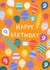 Pretty Birthday Card - 9 Today - Patterned Balloons created by Pear Tree Press