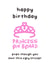 Sassy birthday card for anyone who owns a princess on board sticker created by The Playful Indian