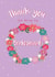 Cute Thank You Card - For Bridesmaid created by @Laura Lonsdale Designs