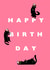 Cat Birthday Card - Black Cats in Party Hats created by Tash Adele Studios