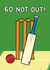 Funny Birthday Card - Cricket - 60th created by Of Life & Lemons Ltd.