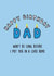 Funny Birthday Card - For Dad - Care Home created by Laugh Out Loud Cards