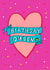 Cute Birthday Card  - Birthday Queen - Card for friend - Yas Queen created by Claire Barclay