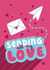 Cute Anniversary Card - Long Distance - Sending All My Love Card! created by Josie Gledhill