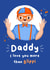 Cute Father's Day Card - Daddy - Blippi - From the Kids created by Dolli Does Design