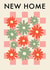Cute New Home Card - Print - Digital Floral created by Vallely Studios