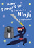Funny Father's Day Card - Dad You're A Kitchen Ninja - Air Fryer created by @Laura Lonsdale Designs