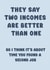 Funny Anniversary Card - Two Incomes are Better than One - Significant Other created by Hey Bungalow Designs