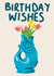 Pretty Birthday Wishes Card - Glug Jug - Fish Vase created by Sweetlove Press