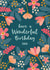 Pretty Birthday Card - for Her - Floral created by The Pattern Press