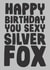 Cheeky Birthday Card - For Husband - Sexy Silver Fox created by Studio Doodles