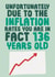 Cheeky Birthday Card - Inflation - Really Old created by Studio Doodles
