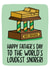 Funny Fathers Day Card - Loudest Snoring created by TeePee Creations
