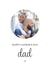 Traditional Fathers Day Photo Card - For Dad created by Kalm Lettering
