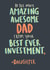 Funny Fathers Day - For Dad - From Daughter created by Pink wink