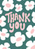 Retro Thank You Card - Floral Blooms created by Amberleigh Adoff