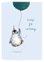 Cute 1st Birthday Card - Penguin created by Louise Mulgrew