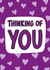 Thinking of You Card - Cute Love Card - Card for Friend created by TeePee Creations