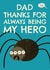 Funny Father's Day Card - Not So Tiny Spider created by AbiGoLucky