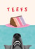 Funny Birthday Card - Teefs - Jaws Spoof - From the Dog created by Studio Mads